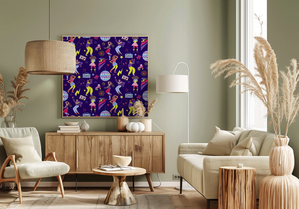 Disco Dancing Poster